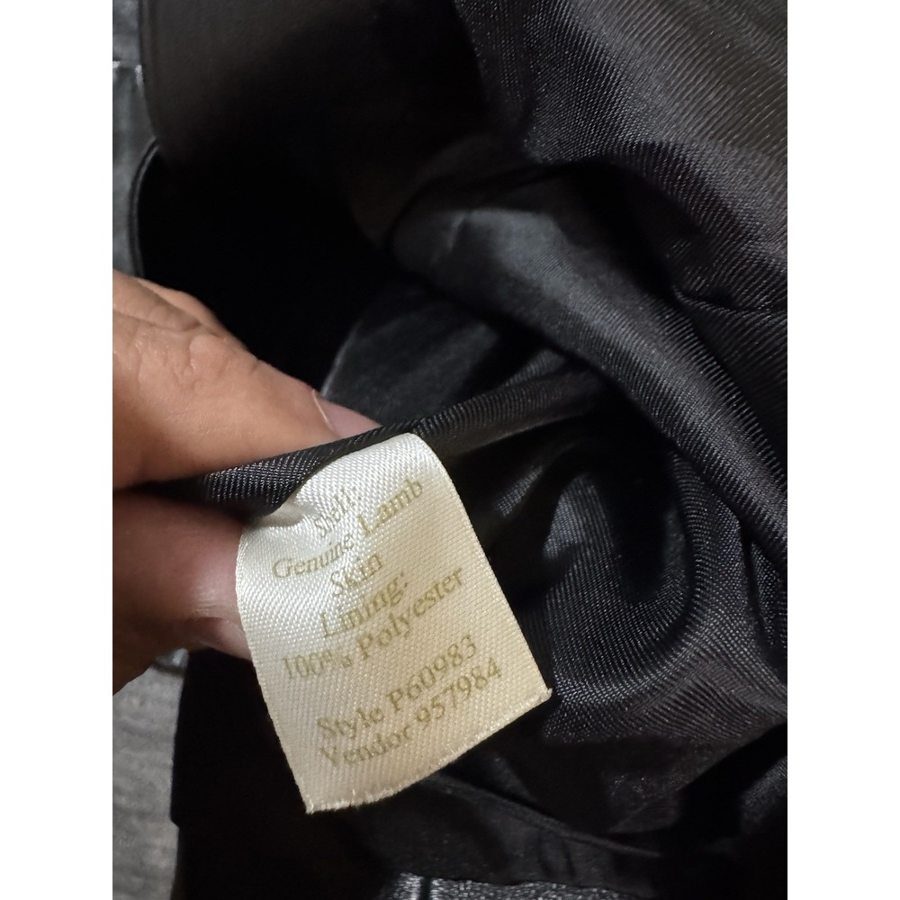 Caslon Leather Jacket Women's Size Small , Black - Picture 6 of 7